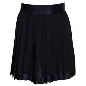 Gianni Versace Black Silk Pleated Chiffon Skirt